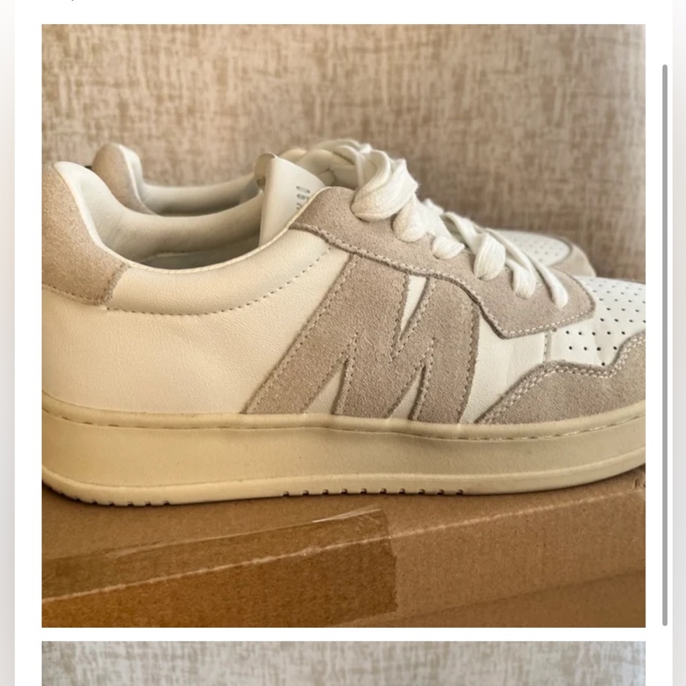 Steve Madden Cream and Tan Casual Sneakers